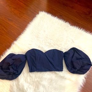 Off shoulder crop top